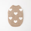 Fluffy heart knit