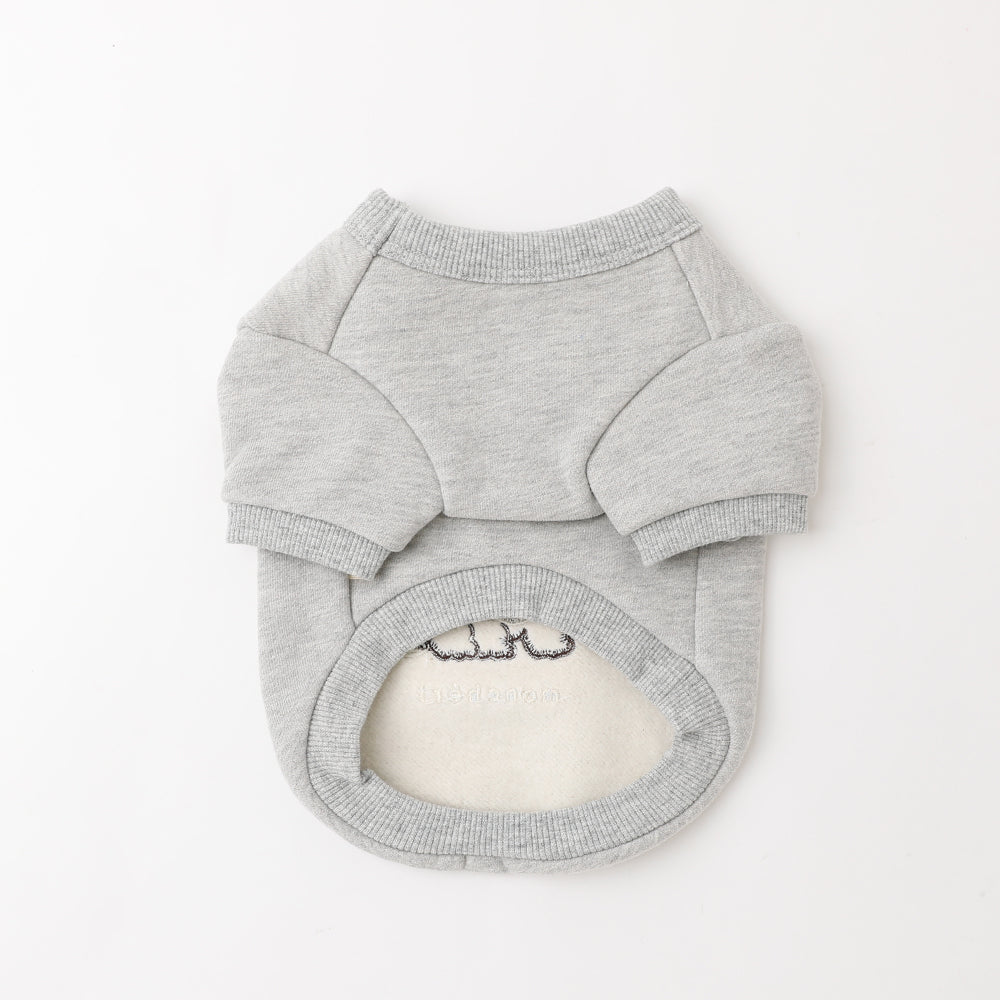 Dog fluffy embroidery tops