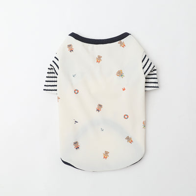 冷感くまさんサマープリントTシャツ