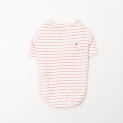 ボーダー刺繍Tシャツ 保冷剤対応