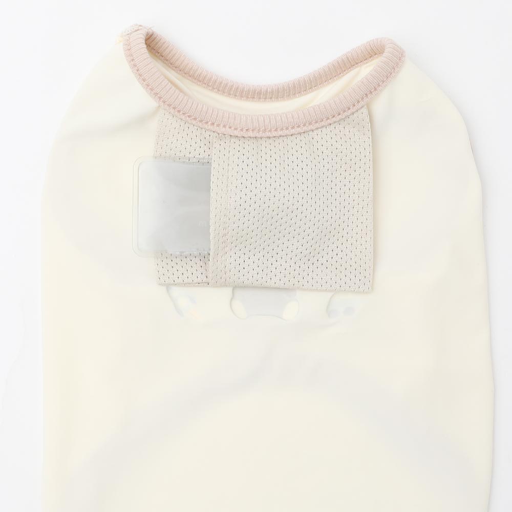 冷感防虫スウィートくまさん発砲プリントノースリーブトップス【保冷剤対応】