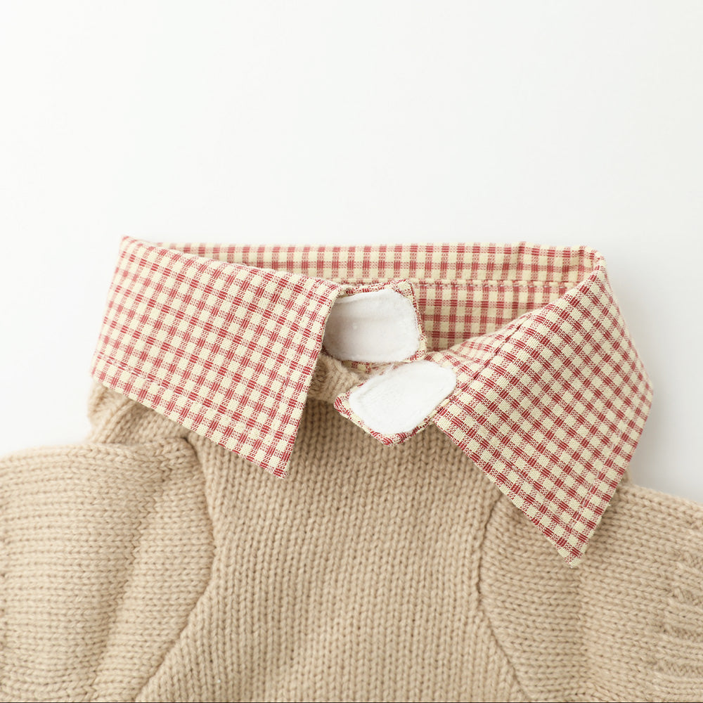 shirt docking argyle knit