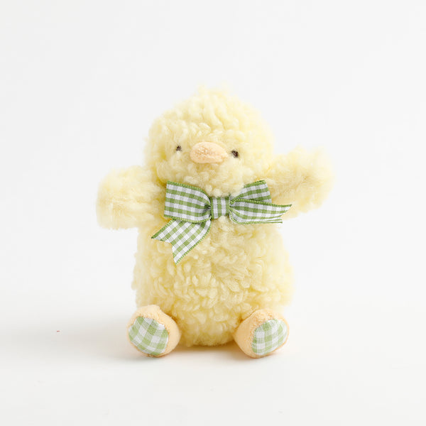 Chick Gingham Check Ribbon Plush toy