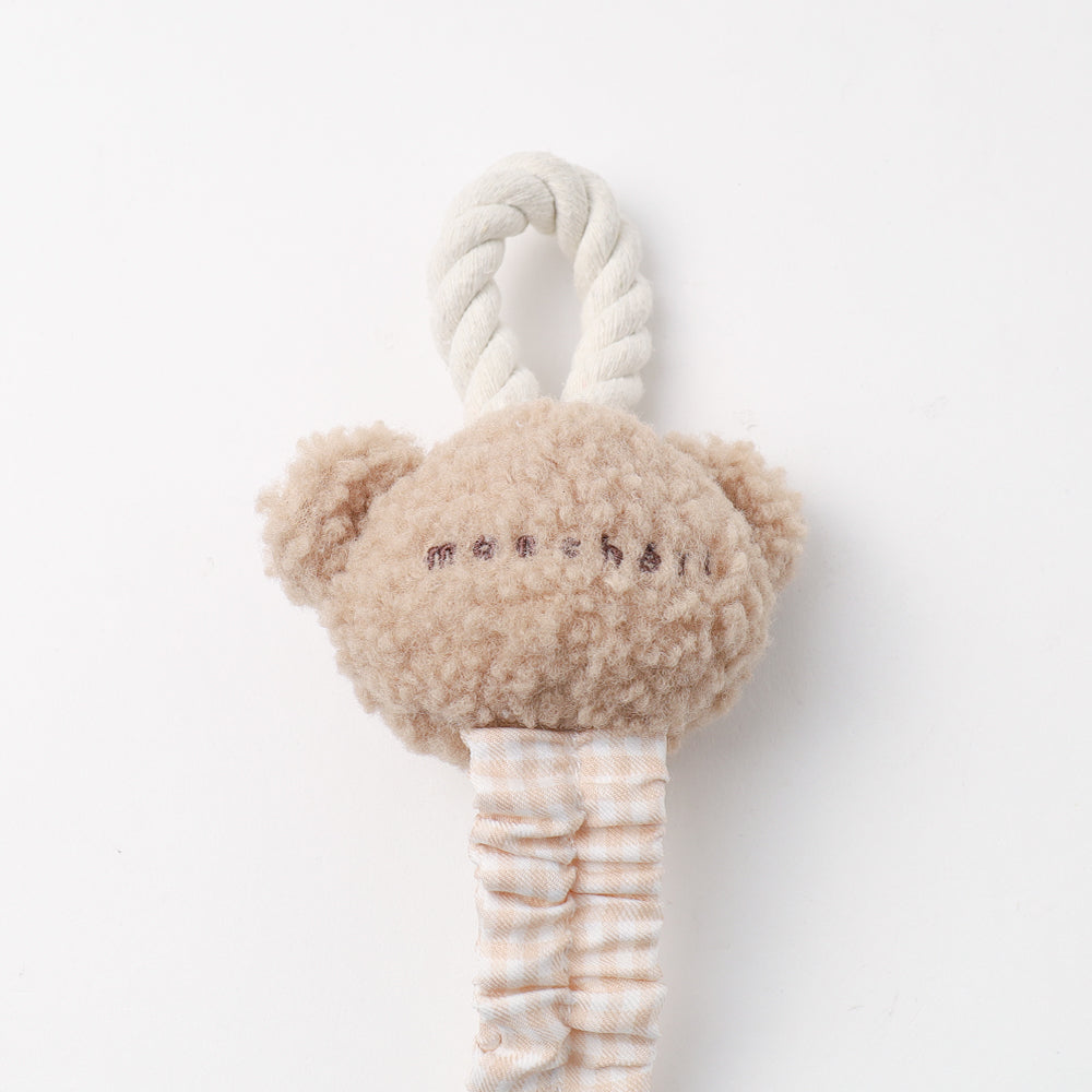 Bear pulling rope toy