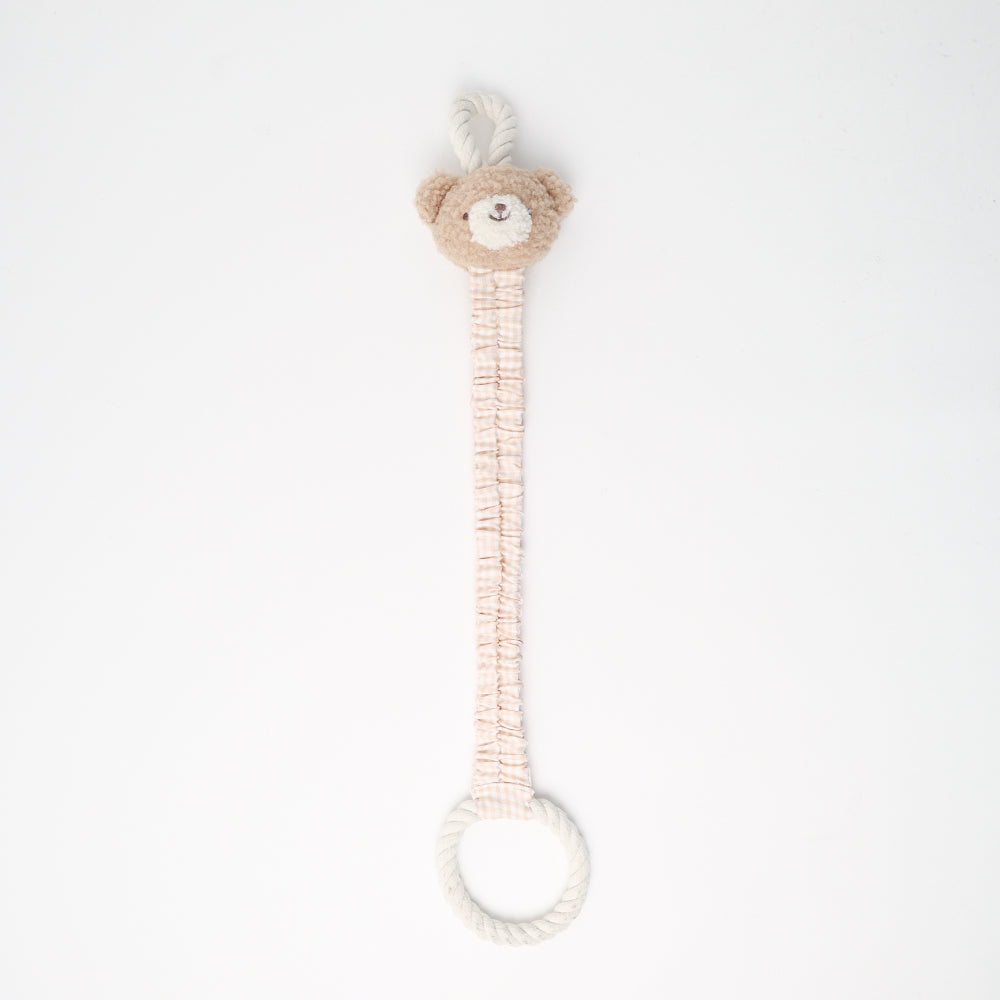 Bear pulling rope toy
