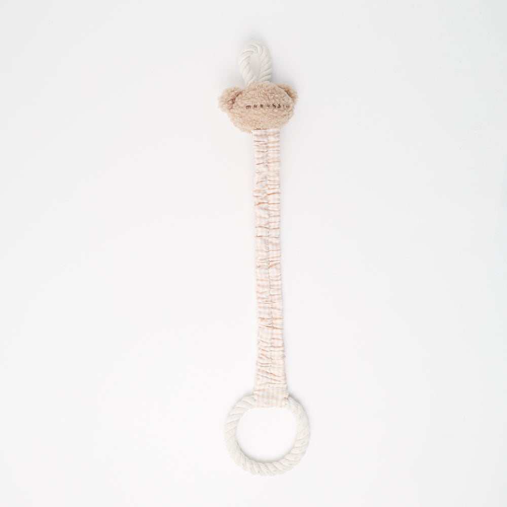 Bear pulling rope toy