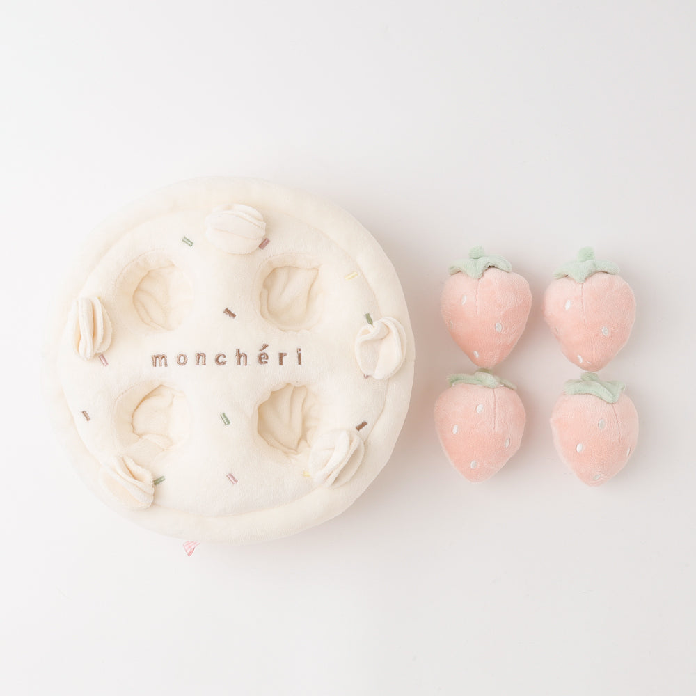 strawberry whole cake nose work toy