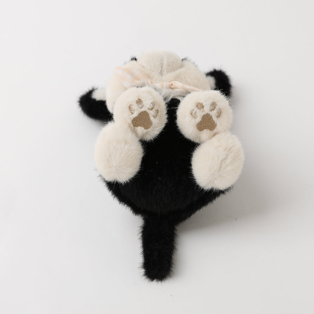 black dog stuffed toy