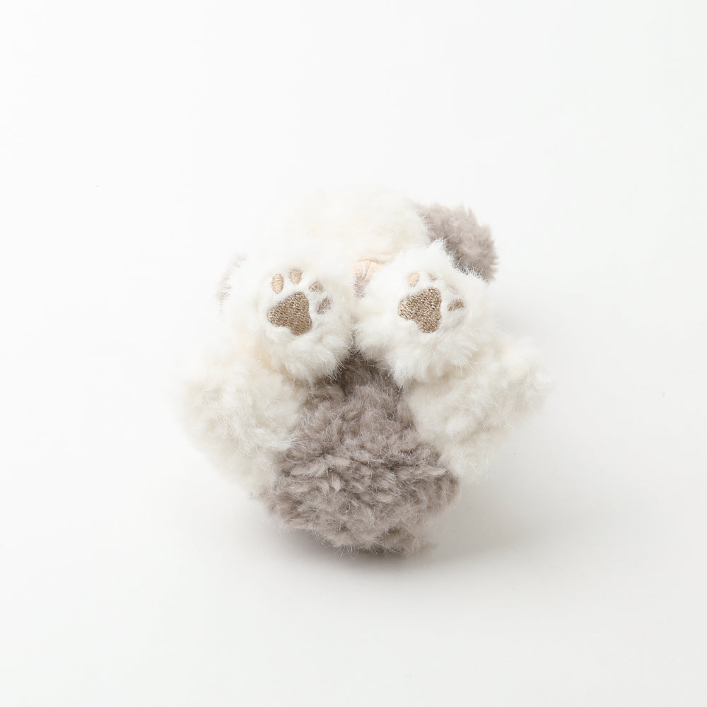 gray dog stuffed toy