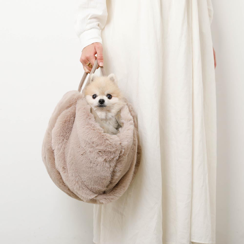 2wayハンモック型メッシュ付きファースリングバッグ