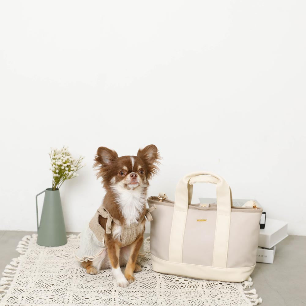 2way eco leather walking bag (with deodorant drawstring bag)