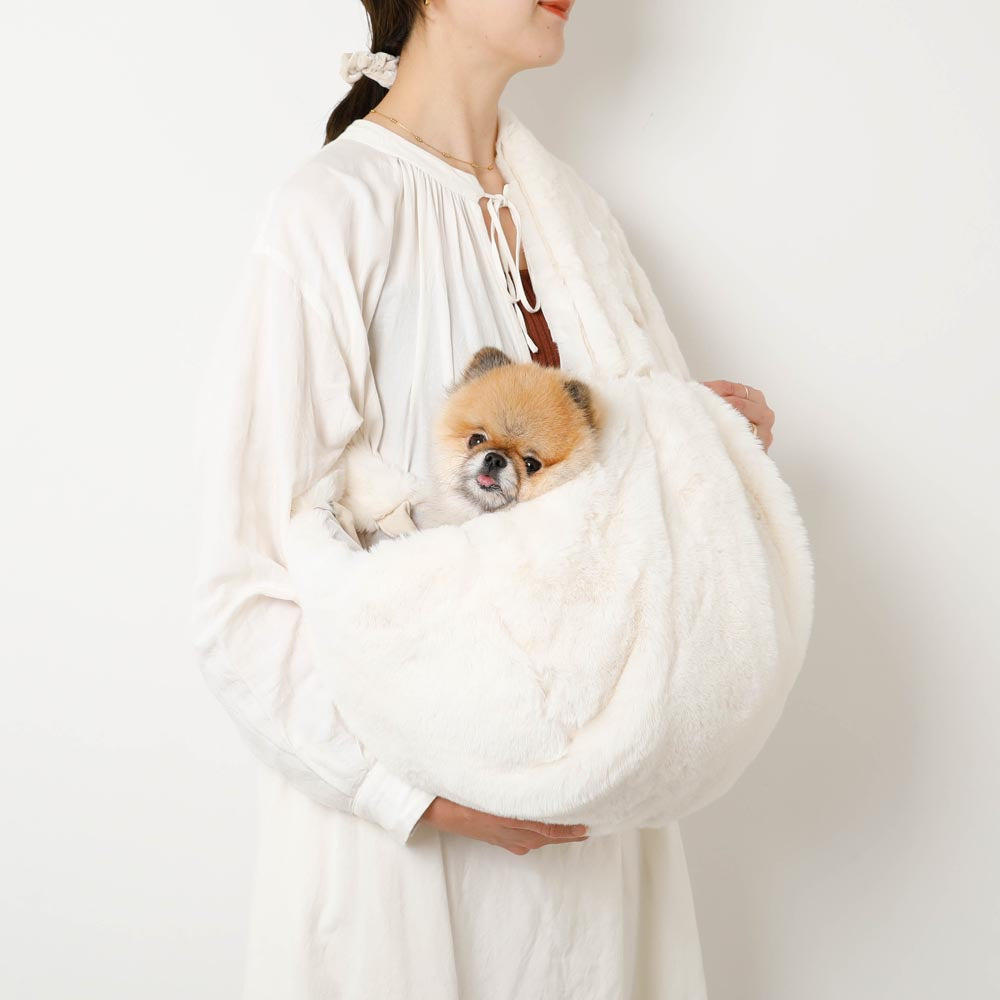 2wayハンモック型メッシュ付きファースリングバッグ