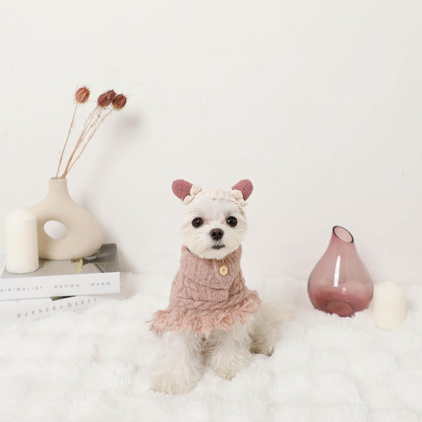 いちごケーキニット帽