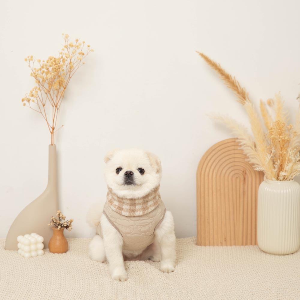 2way gingham check multi-warmer