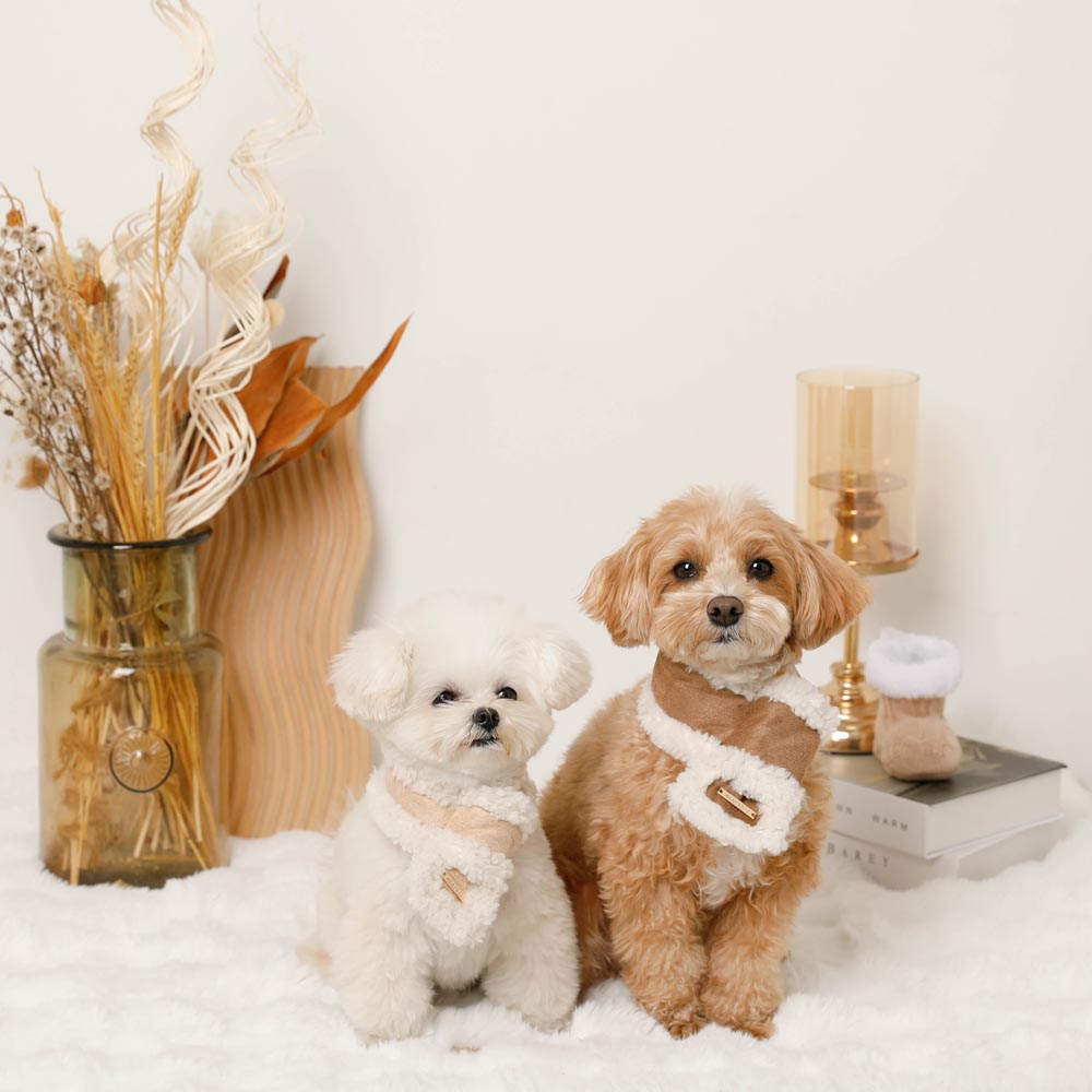 Mouton muffler [Compatible with name embroidery]