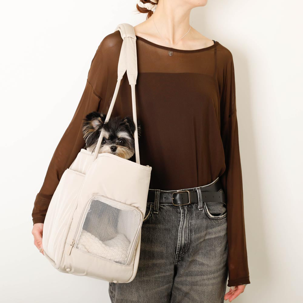 軽量丸手ペットトートバッグ