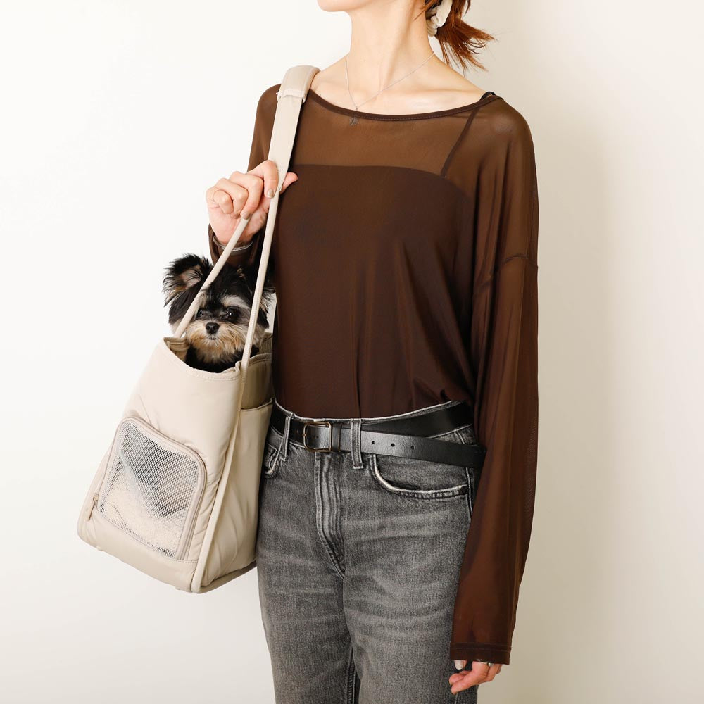 軽量丸手ペットトートバッグ