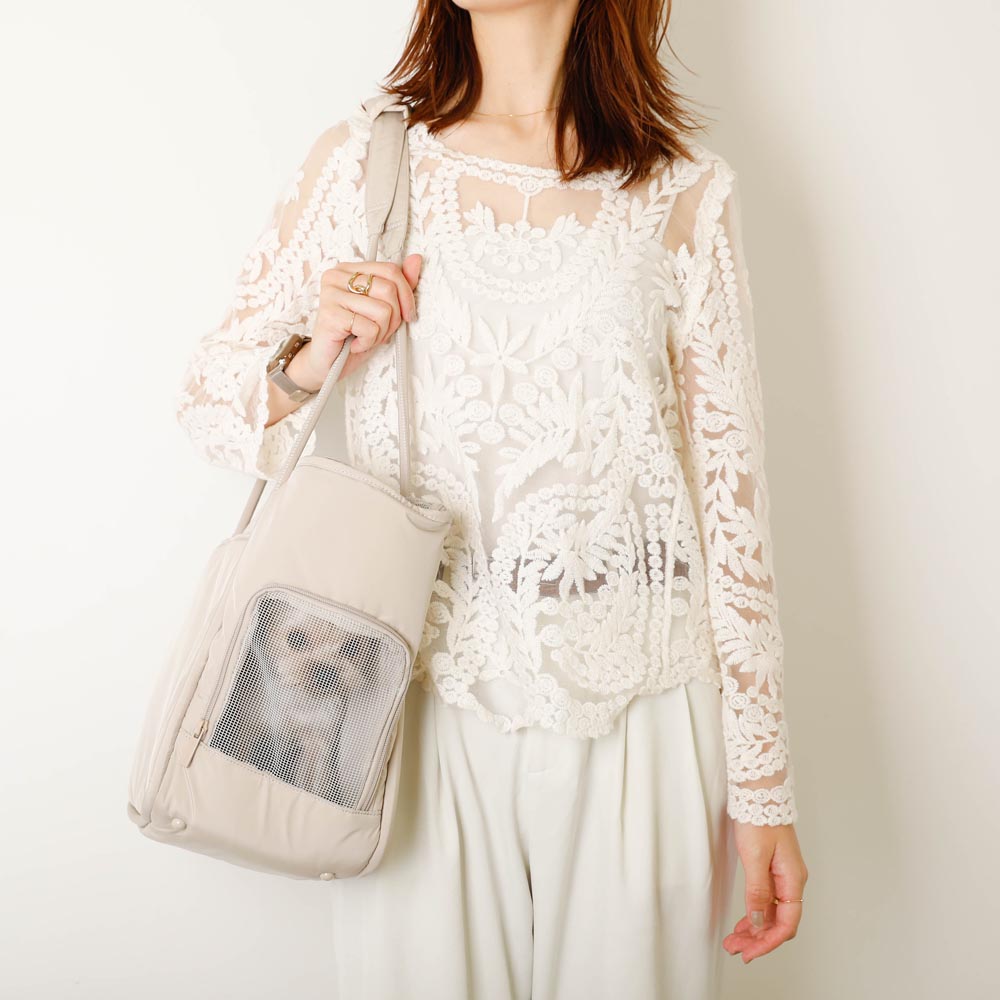 軽量丸手ペットトートバッグ