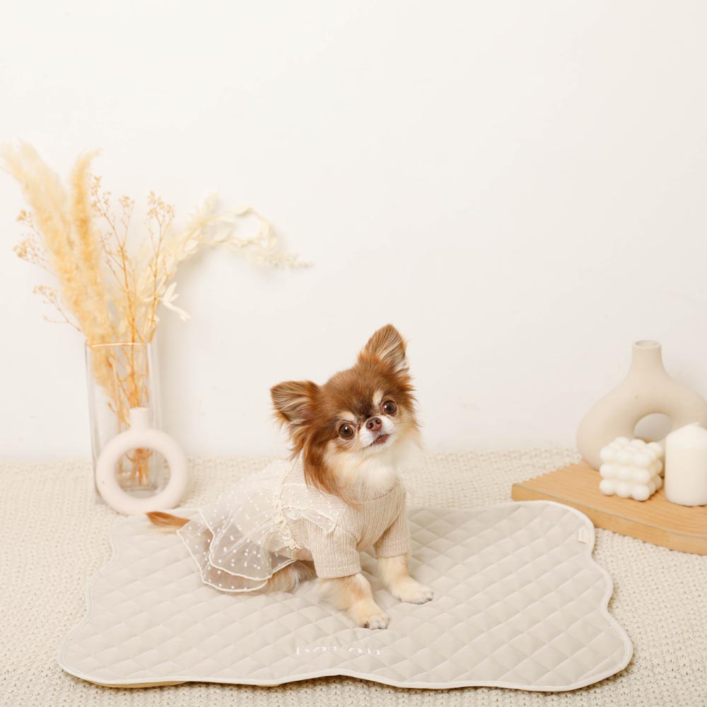 ニュアンスウエーブカフェマット【名入れ刺繍対応】