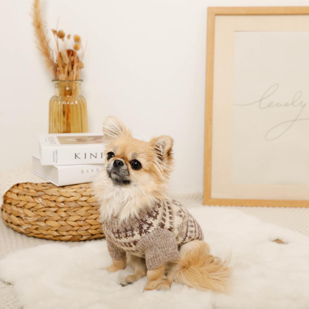 美品　FUR FUR ノルディックニット　ワンピース　定価29,700円 美品 FUR FUR ノルディックニット ワンピース 定価29,の通販はau PAY