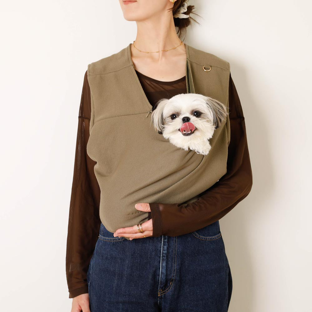 ワッフルスリングリュック【名入れ刺繍対応】