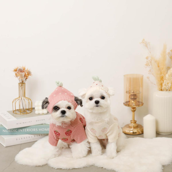 いちごニット帽