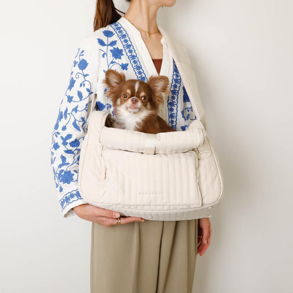 moncheri キルティングスリング メッシュカバー付バック monchéri