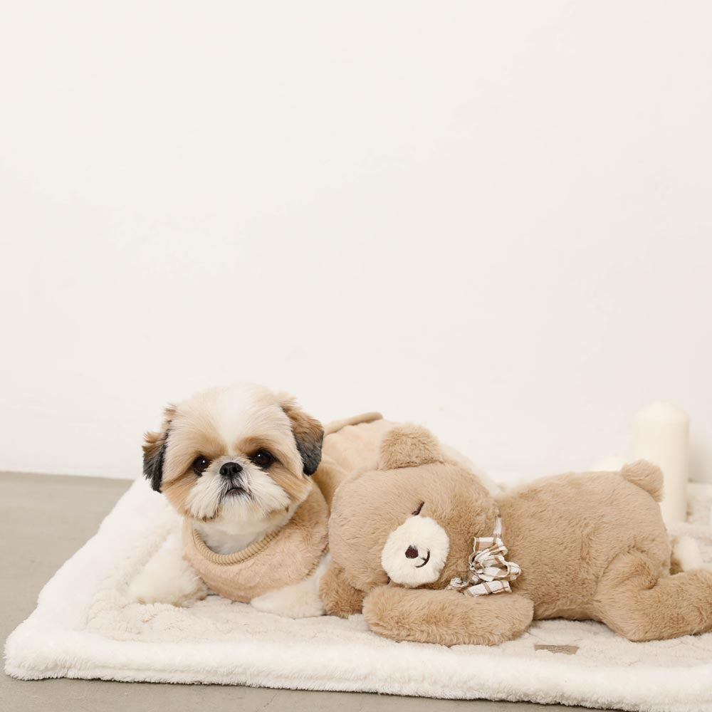 Sleeping bear stuffed toy