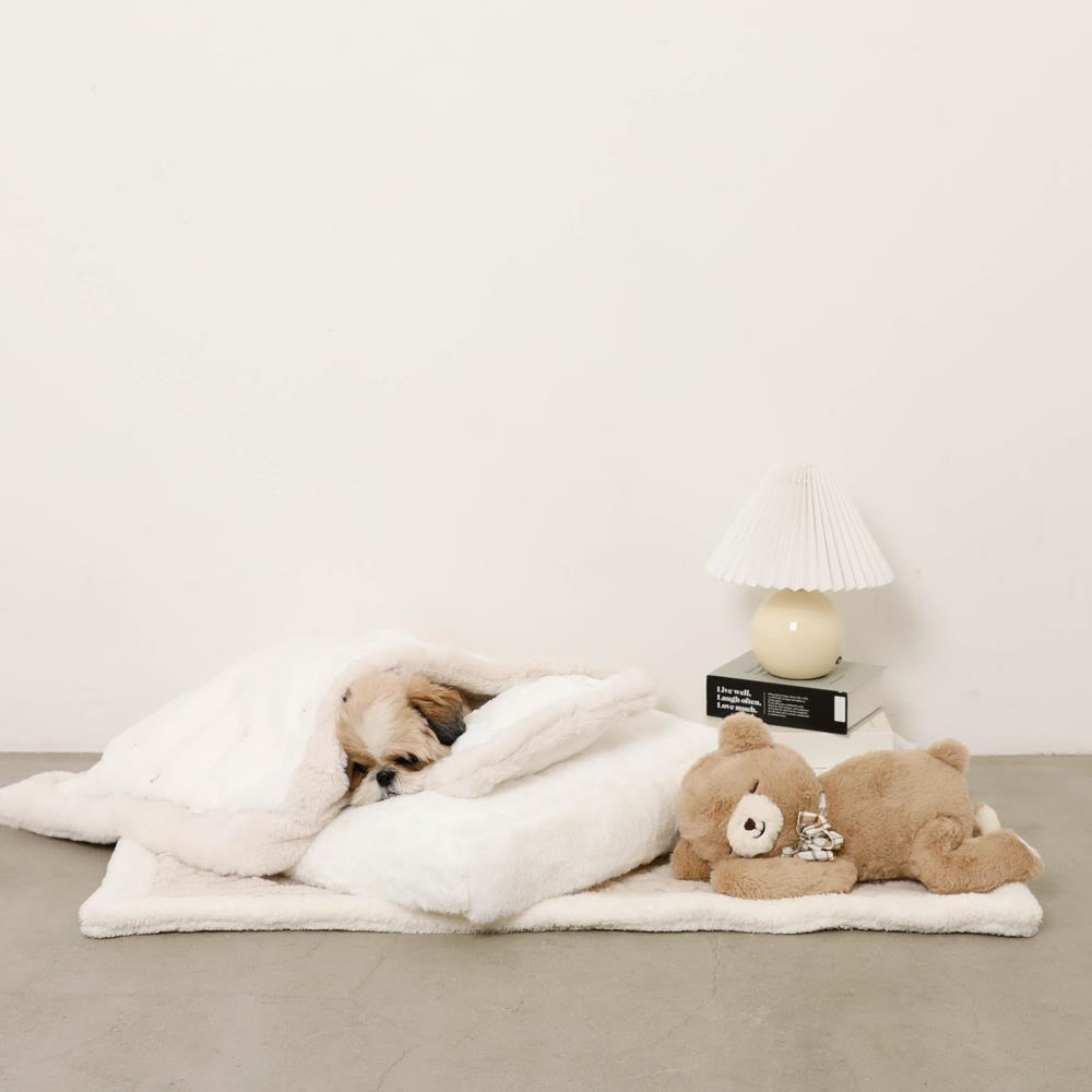 Sleeping bear stuffed toy