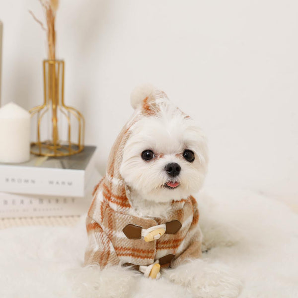 モンシェリ　ダッフルコート　犬服　アイボリーMサイズ アウター | ドッグウェア・犬服通販 - monchéri(モンシェリ