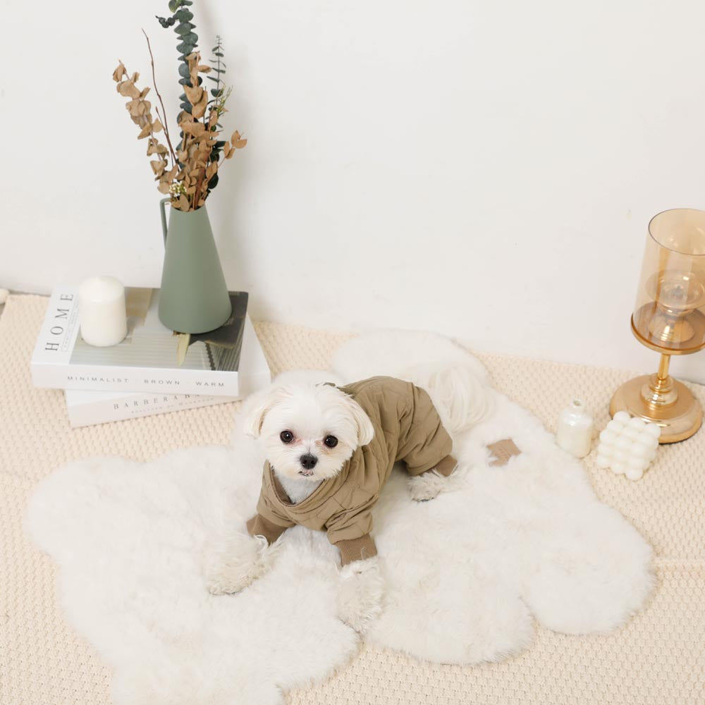 Star pattern quilted romper harness