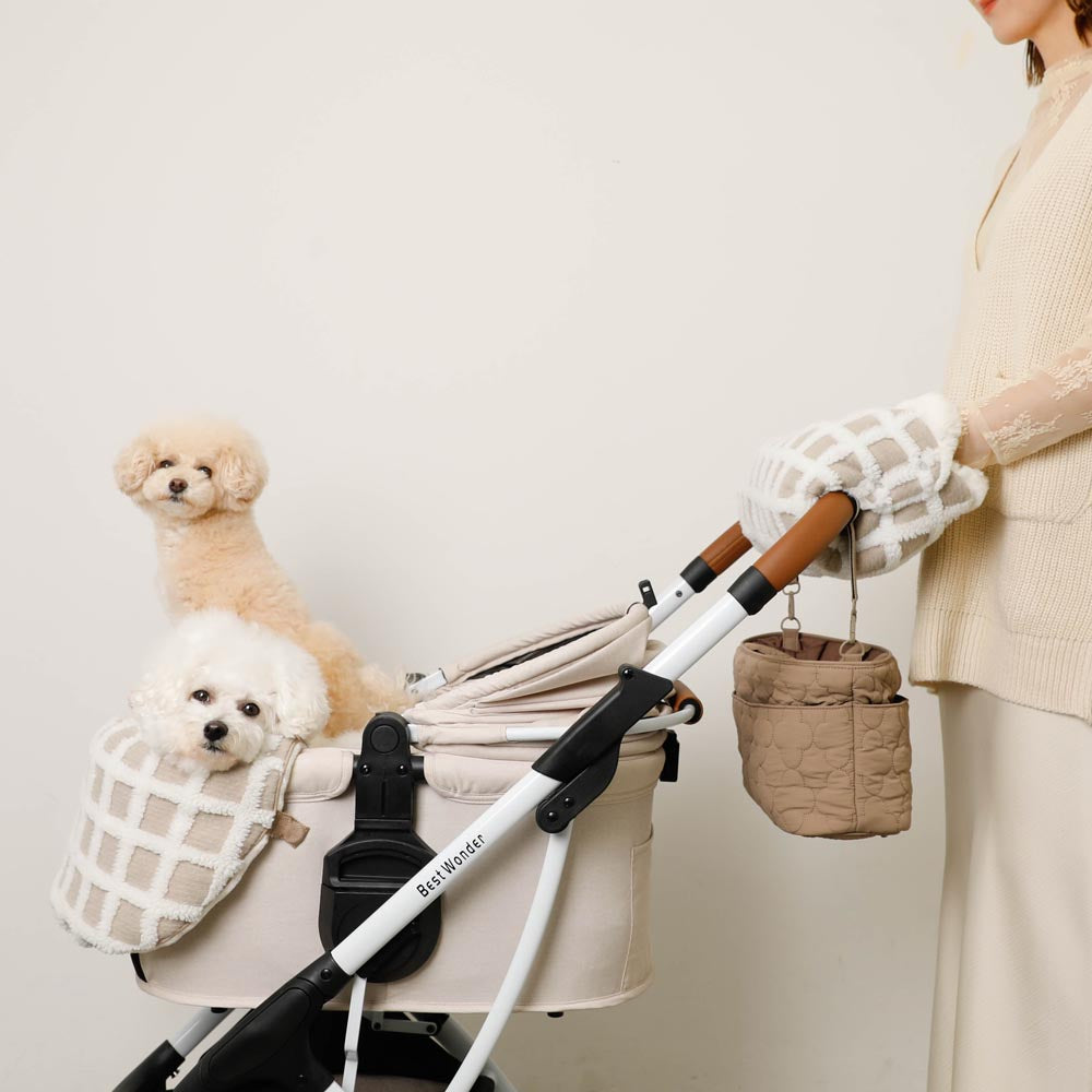 花卉绗缝3way外出包