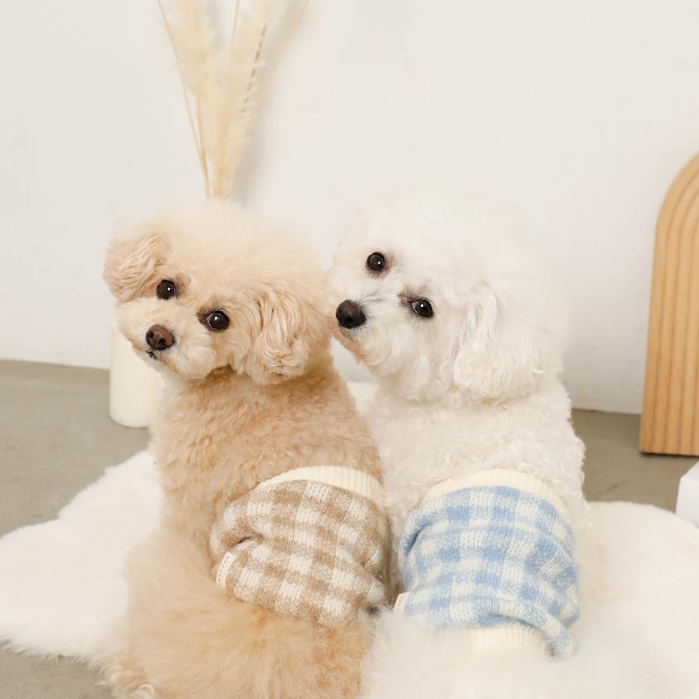 2way gingham check multi-warmer