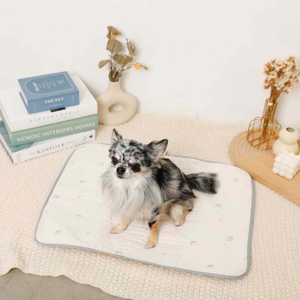 Onpu embroidery cafe mat [Compatible with name embroidery]