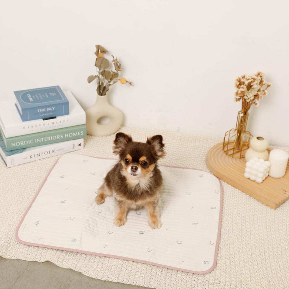 Onpu embroidery cafe mat [Compatible with name embroidery]