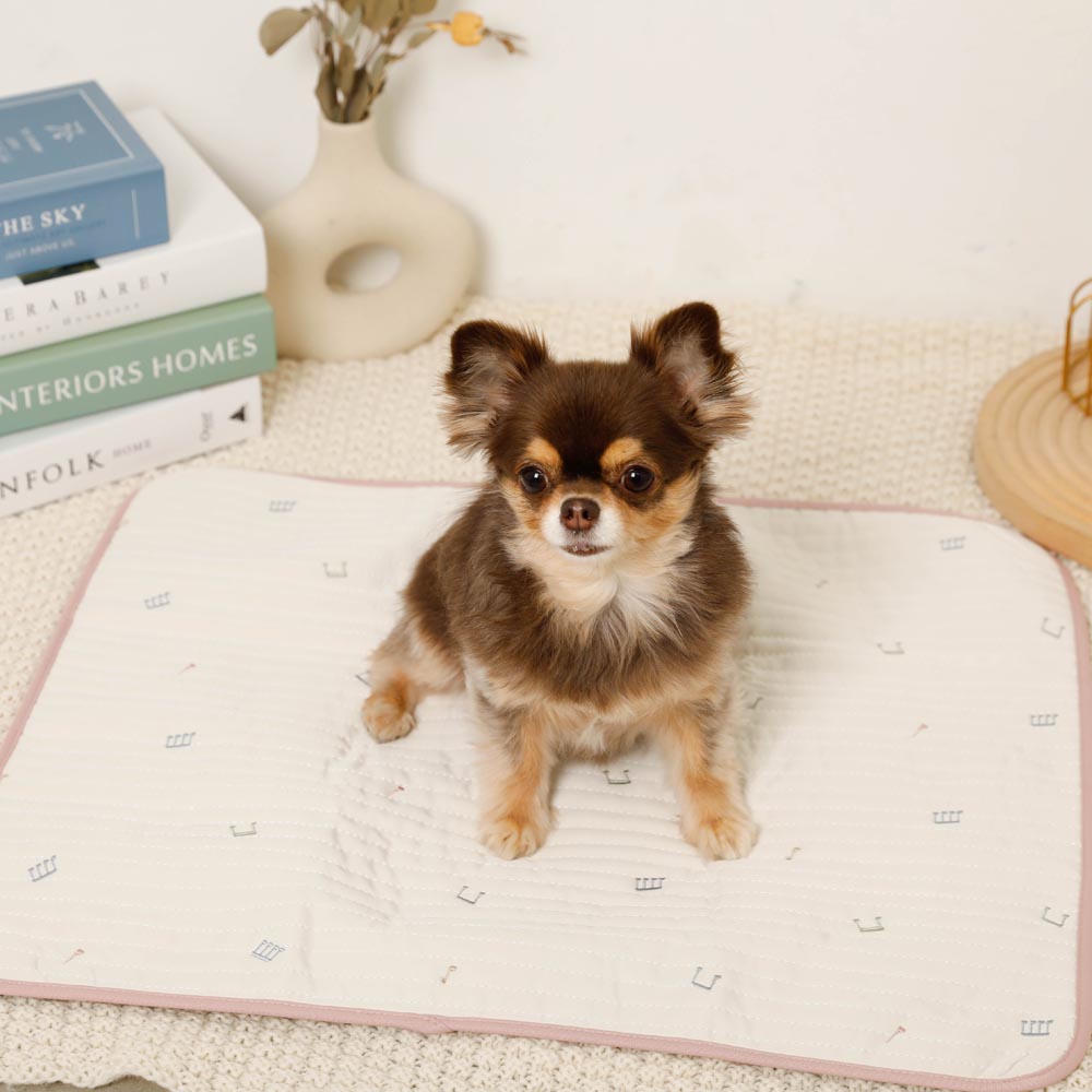 Onpu embroidery cafe mat [Compatible with name embroidery]