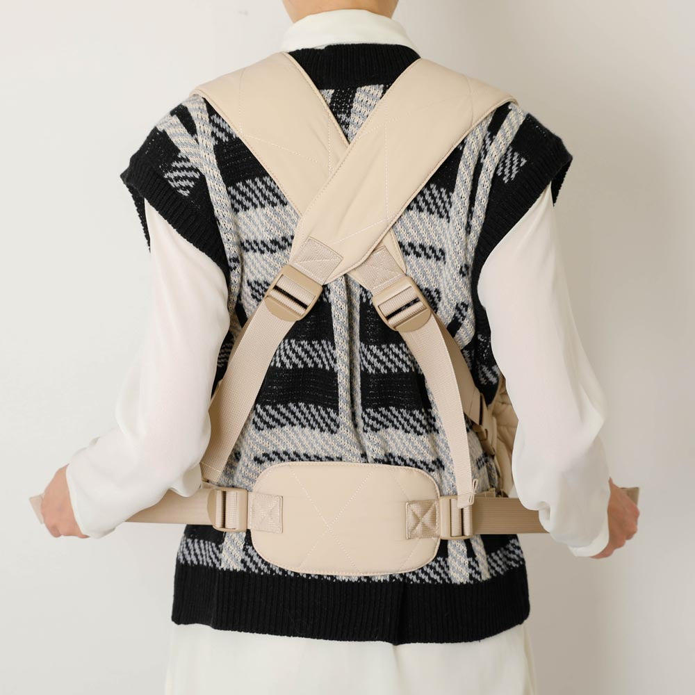 キルティングメッシュ付きフロントリュック【名入れ刺繍対応】