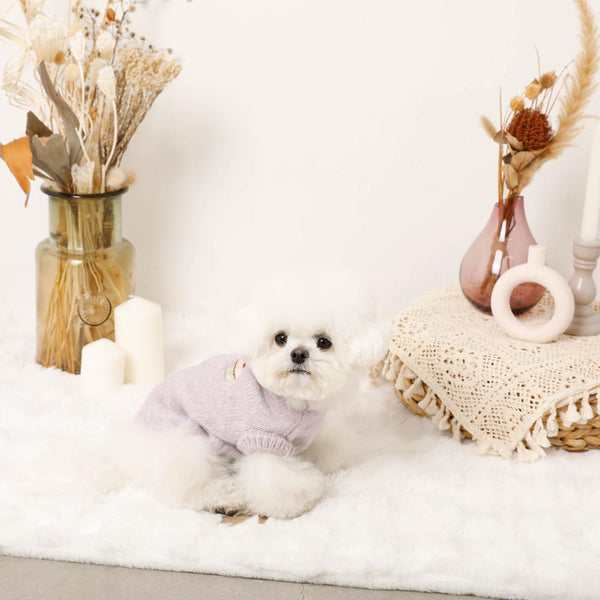 カップケーキ刺繍ニットベストトップス