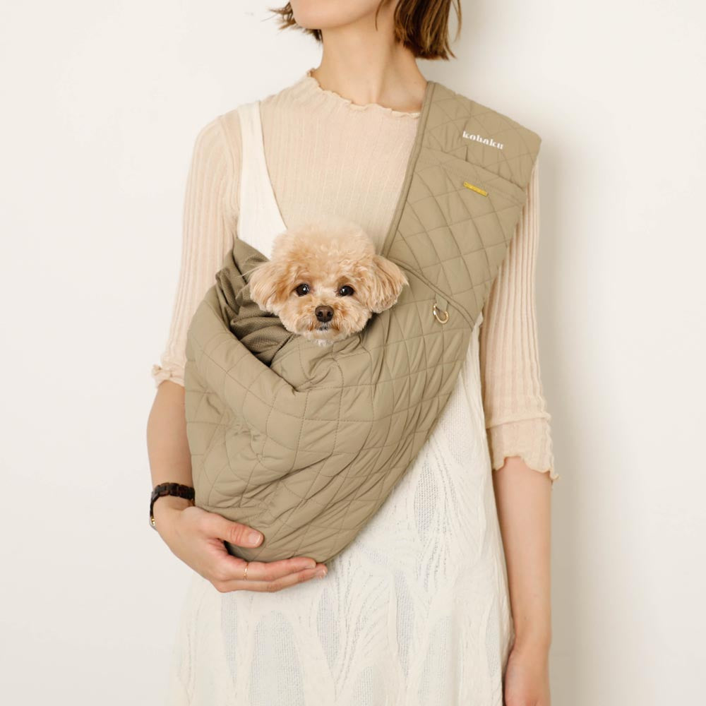 moncheri モンシェリ　キルティングスリング メッシュカバー付 キルティングスリング メッシュカバー付【名入れ刺繍対応】