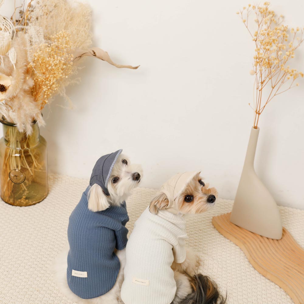 ギンガムチェックパイピングコットンキャップ【名入れ刺繍対応】