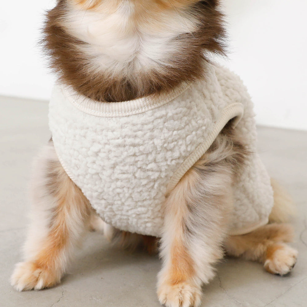 Heart pattern 2way reversible vest