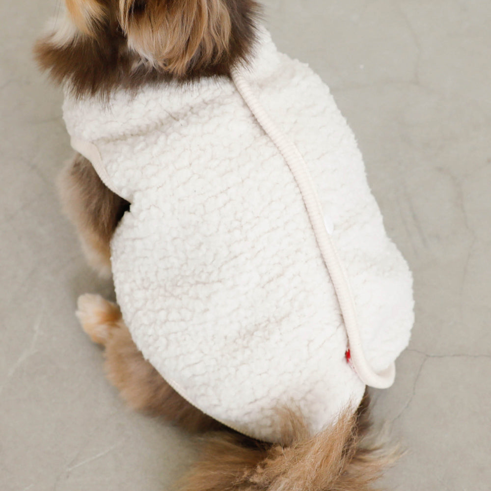 Heart pattern 2way reversible vest