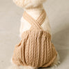Cable knit knit pumpkin pants