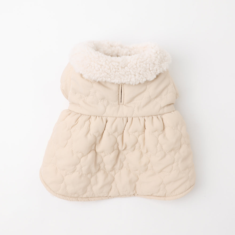 ファンシーキルティングワンピースアウター