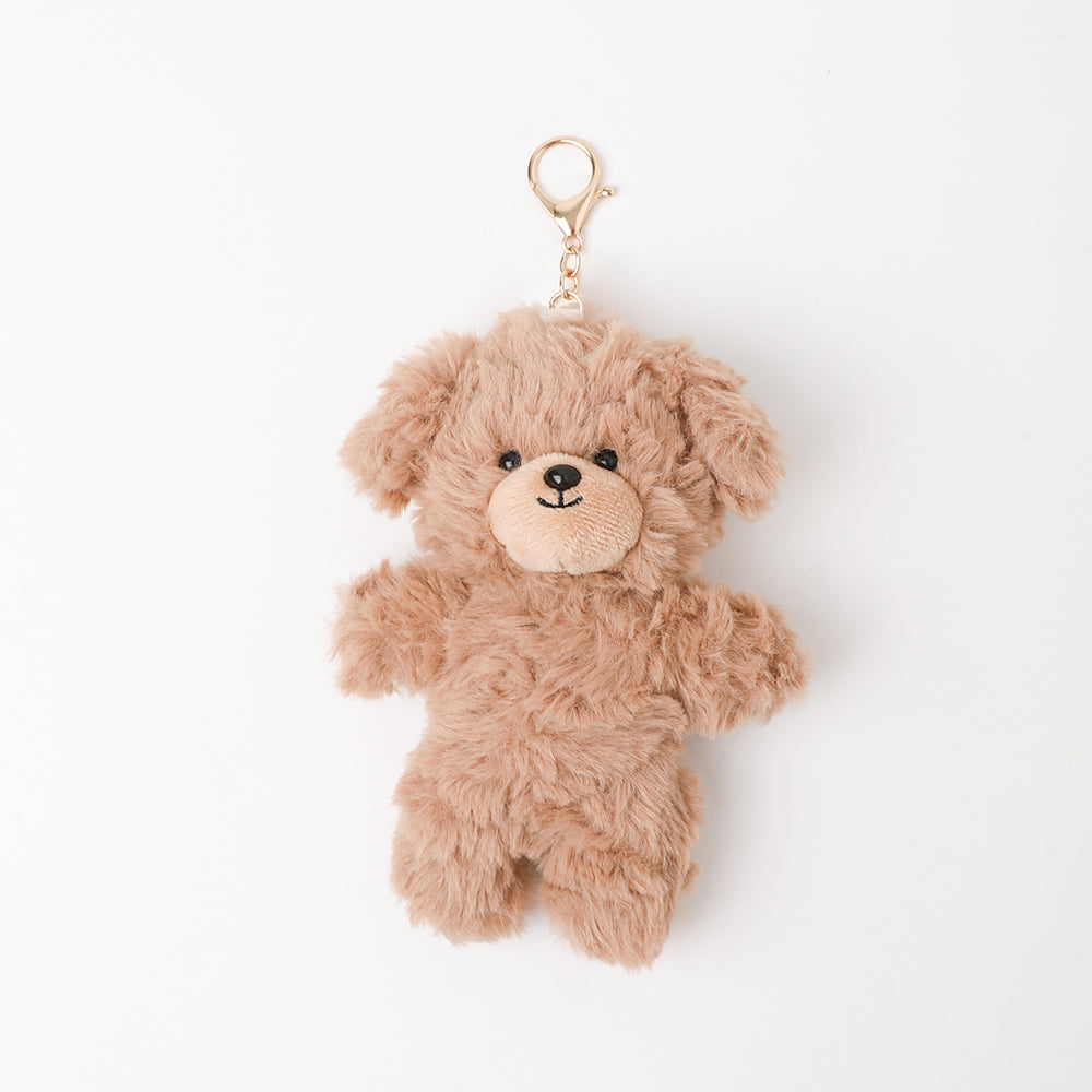 Name T-shirt dog key chain [Compatible with name embroidery]
