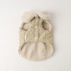 Reversible quilted boa vest