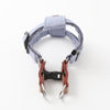 Leather x linen harness