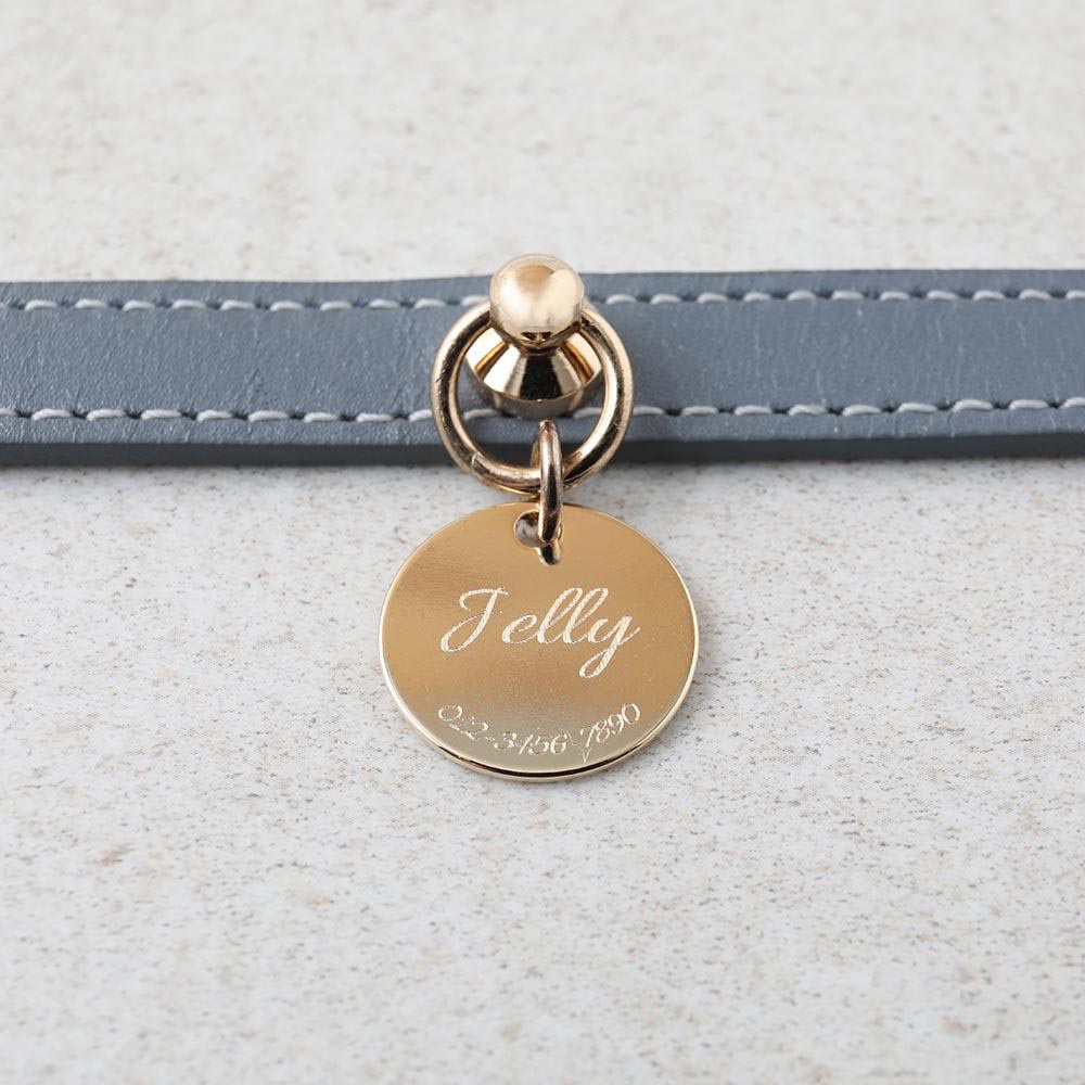 Circle charm leather color MEDIUM
