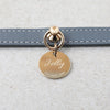 Circle charm leather color [compatible with name sculpture]