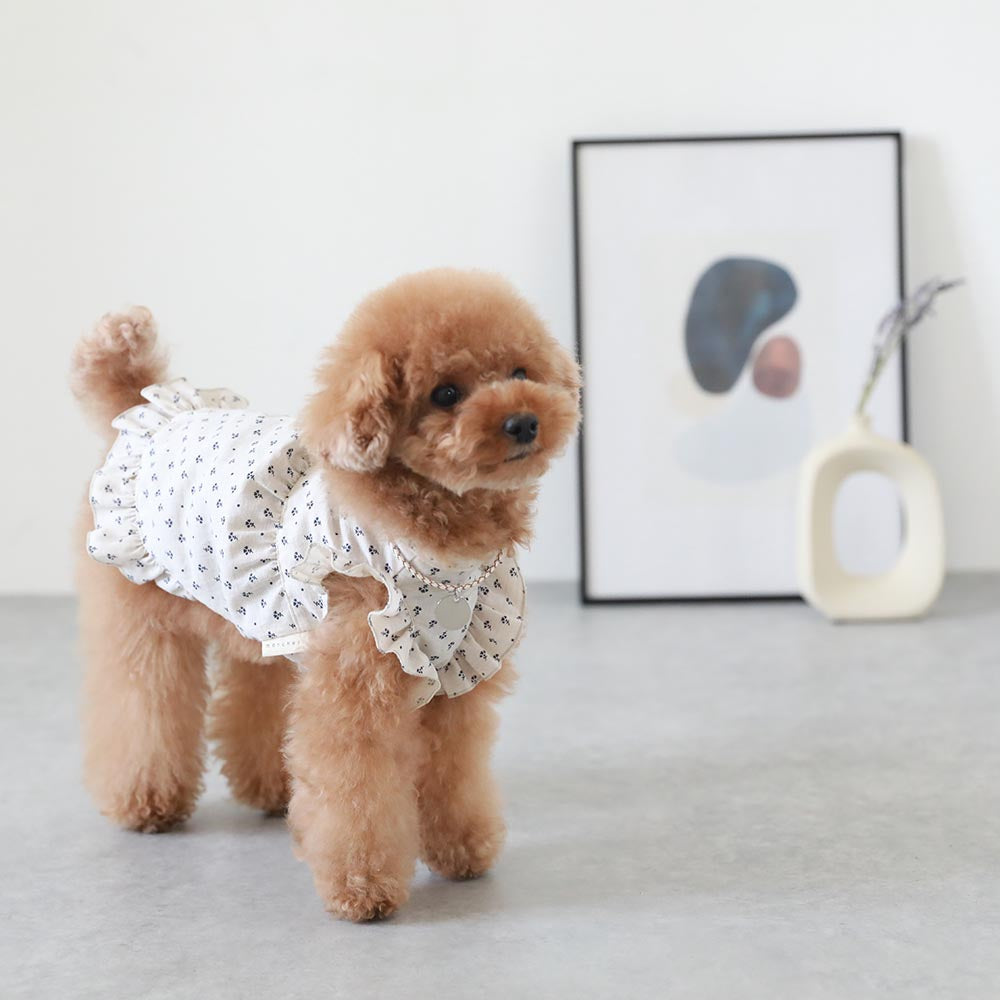 flower frill dress